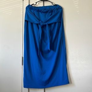 Blue Bodycon long skirts